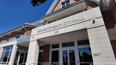 Outside of Rehoboth Beach City Hall.