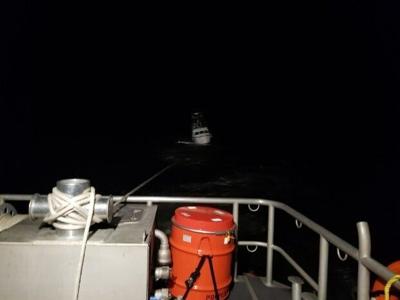 Boat rescued from off the coast of Wachapreague
