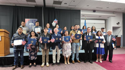 La Esperanza recognized 23 new U.S. citizens on Friday at a citizenship celebration in Georgetown.