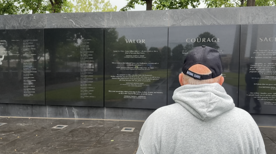 Viewing the Air Force Memorial