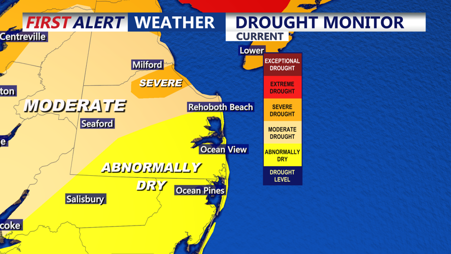 DROUGHT MONITOR - DELMARVA