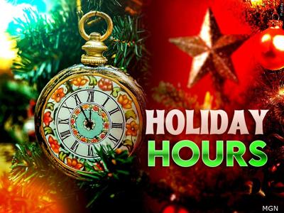 Holiday hours