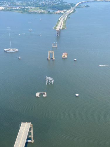 Francis Scott Key Bridge Progress
