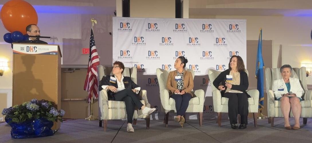 Pedro Viera Jr., Commissioner and Vice President at PNC Bank, moderated the panel on workforce development. Panelists included Dr. Guillermina González, Assistant Professor and Assistant Chair of Undergraduate Programs at Wilmington University; Birivian...