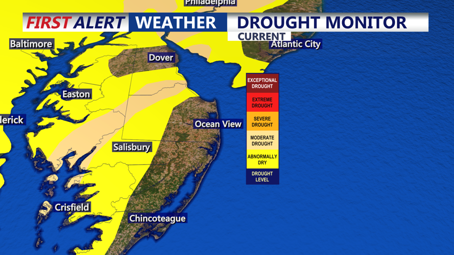 DROUGHT MONITOR - DELMARVA
