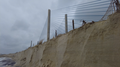 Beach erosion becoming a problem along the coast
