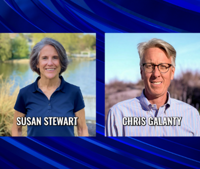 Susan Stewart and Chris Galanty