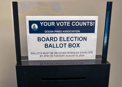 Ocean Pines elections committee announces secure drop box for 2024 Board of Directors election