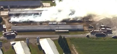 Chicken House Fire