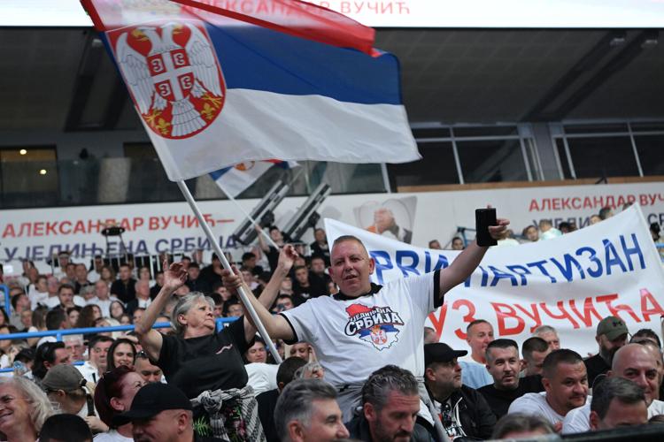 Serbia Election Rally
