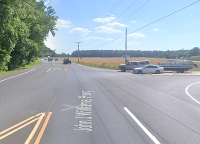 John J. Williams and Harts Rd. intersection.