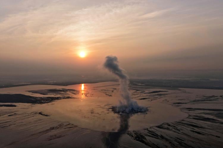 Indonesia Mud Volcano