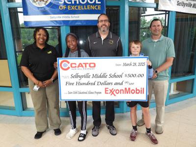 Selbyville Middle School received a grant.