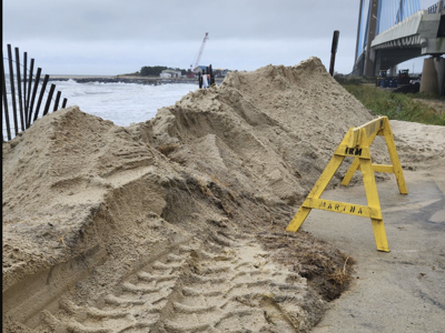 Emergency Repairs at Inlet