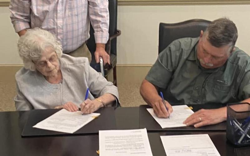 Beebe Ranch sale signing