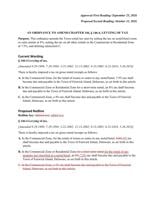 Fenwick Rental Tax Amendment