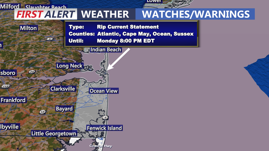 RIP CURRENT STATEMENT - SUSSEX