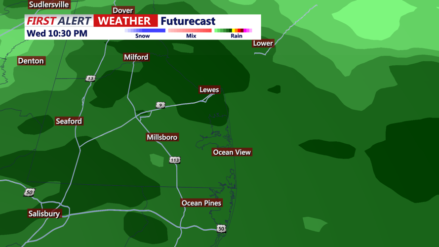 FUTURECAST WEDNESDAY LATE NIGHT