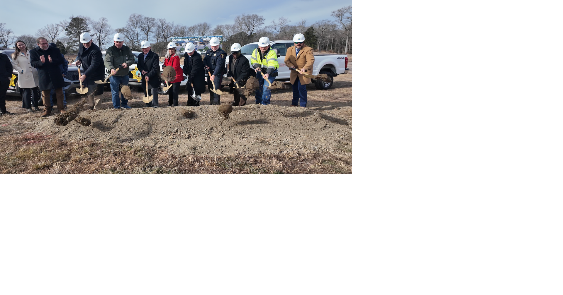 Georgetown breaks ground on new police, public works facility