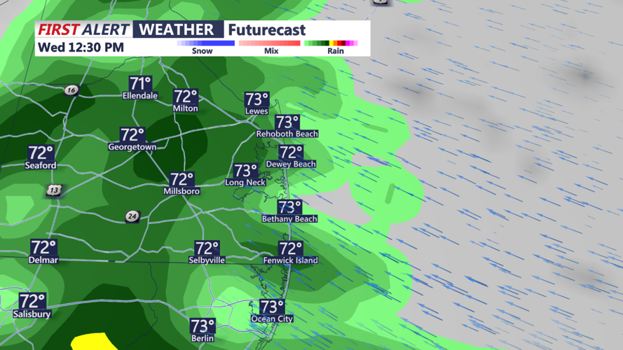 futurecast rain wed