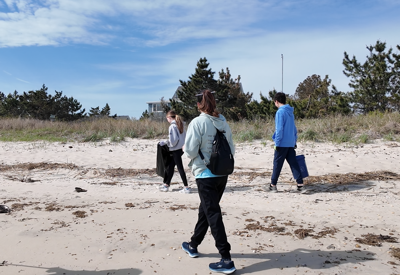 Volunteers gather at Slaughter Beach for Earth Day cleanup effort