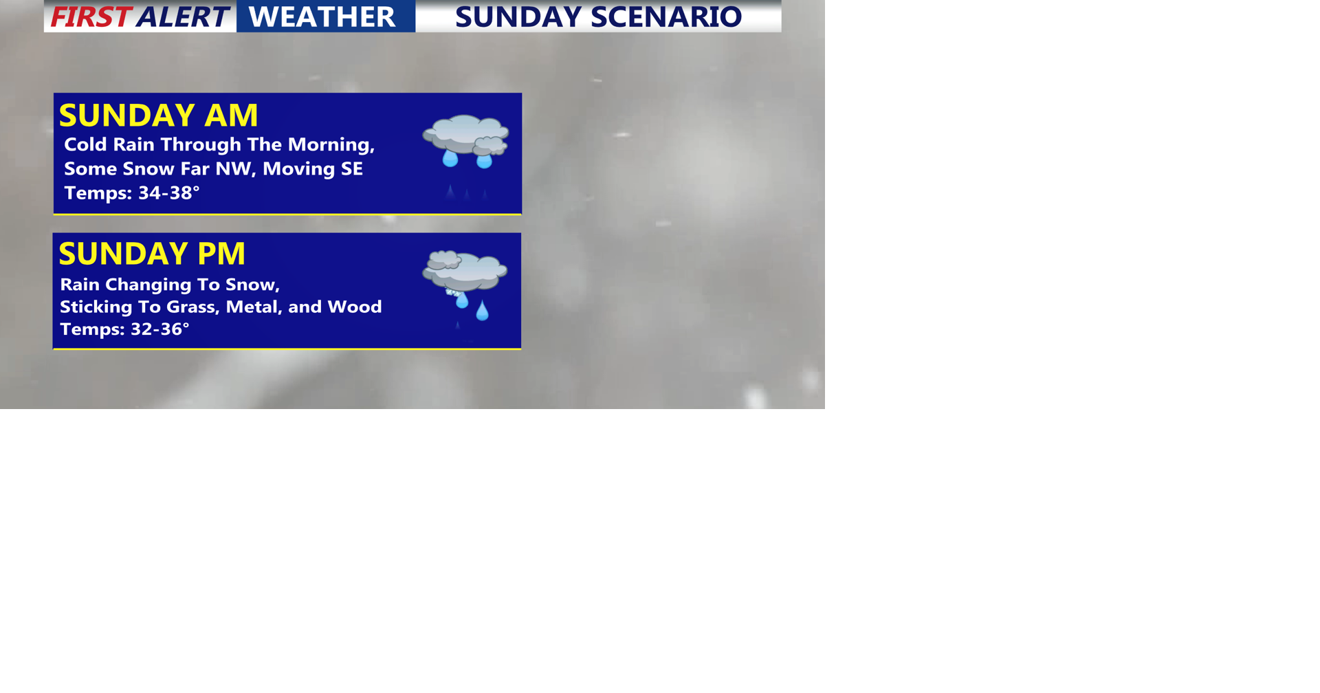 Rain changes to accumulating snow this afternoon, then bitterly cold ...