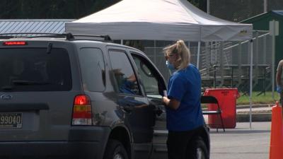 Testing Site Held at Del Tech as the State Says Case Numbers in Georgetown Decline