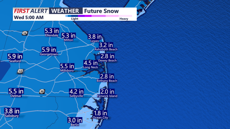 EURO-SNOWFALL FORECAST MODEL FOR TUESDAY - WEDNESDAY