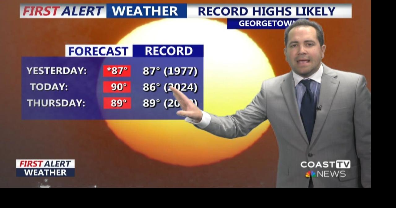 Wednesday Midday Forecast Update, April 15th, 2026 | Weather | coasttv.com