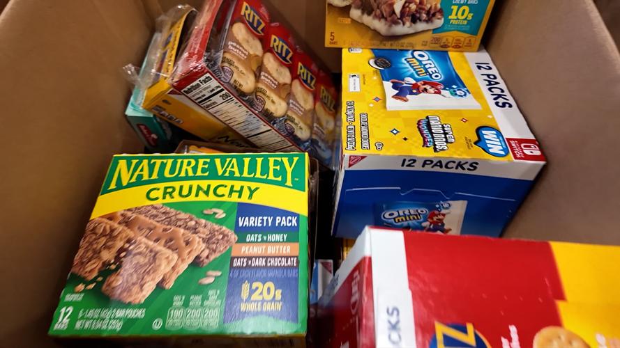 Snack donations for Pathways to Success