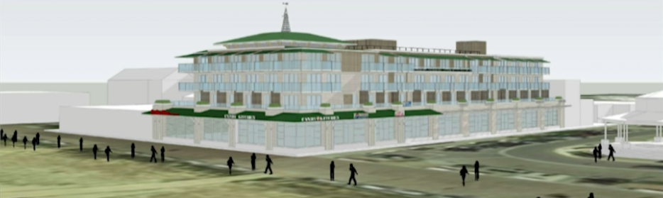 Sketch Drawings of the proposed hotel