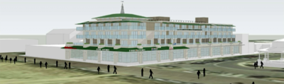Sketch Drawings of the proposed hotel