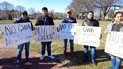 Protest at Dover Over Amendments to Senate Bill 35