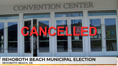 Rehoboth Beach Election Cancelled