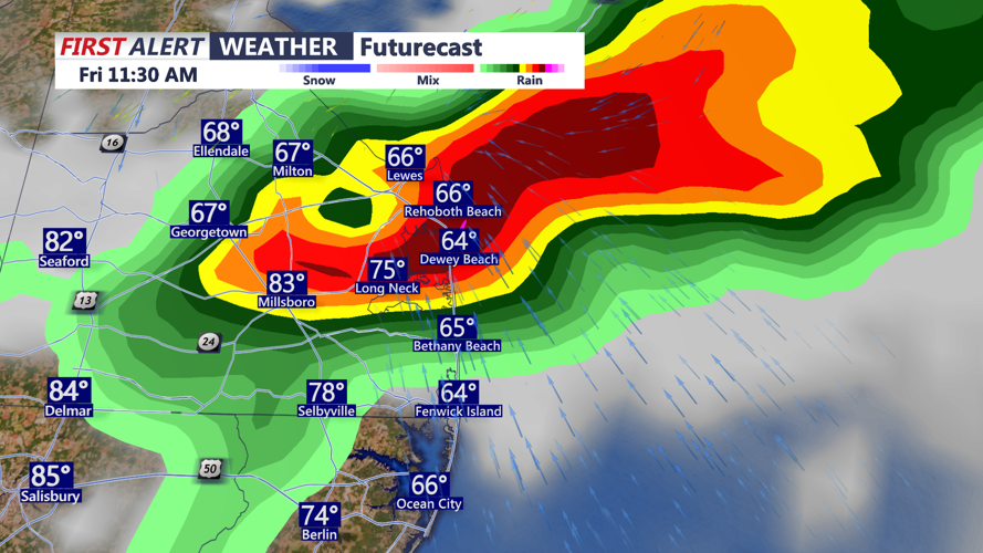 Warm and muggy with showers and storms into the weekend, drier Sunday ...