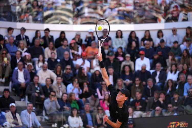 APTOPIX Italian Open Tennis