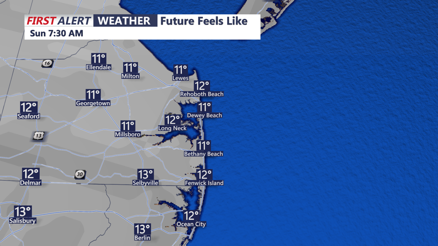 Wind Chills In The Teens Sunday Morning