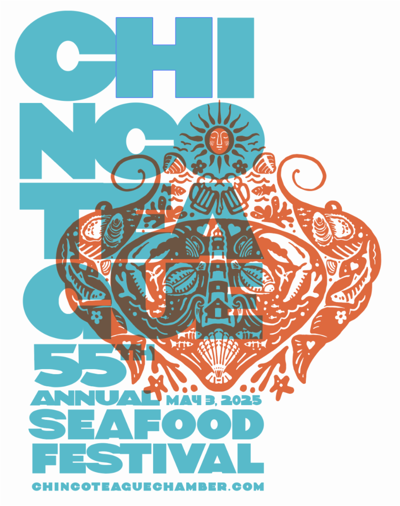 55th Annual Chincoteague Seafood Festival Poster