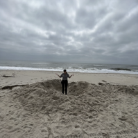 Assateague Island warns guests of the hazards of digging large holes