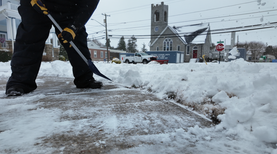 Plow crews and neighbors kept busy