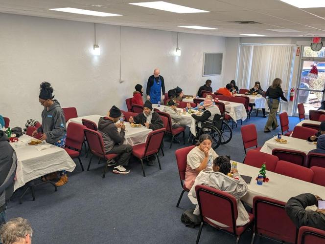 Christmas dinner for homeless
