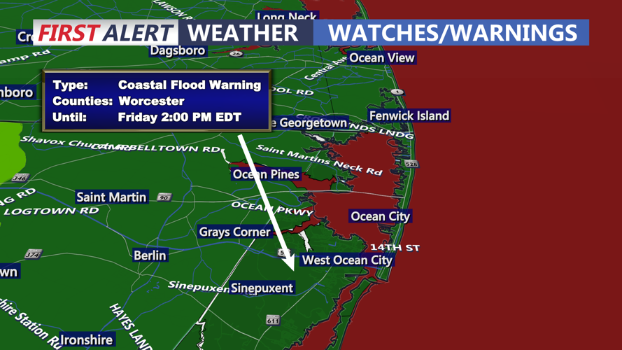 COASTAL FLOOD WARNING