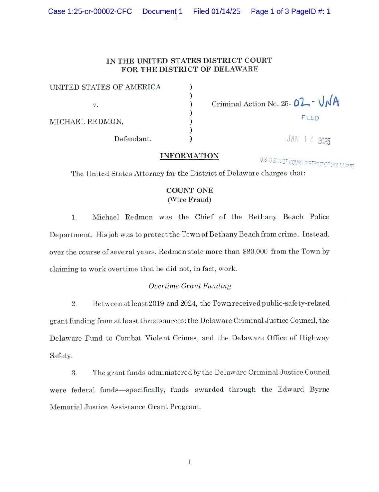 Redmon Court Docs