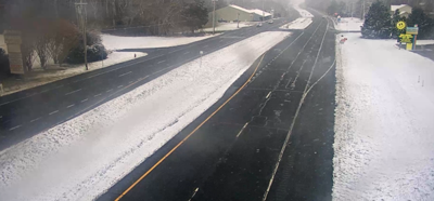 Route One in the snow