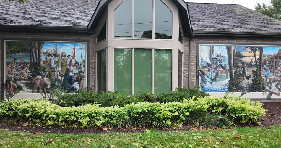 Coastal Connections: Artist brings Lewes history to life through colorful mural