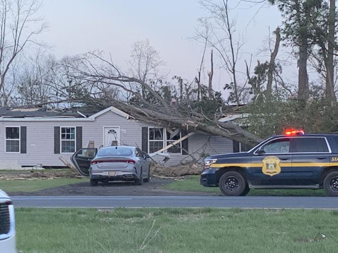 Trees Down, Houses Destroyed after Suspected Tornado | News | coasttv.com
