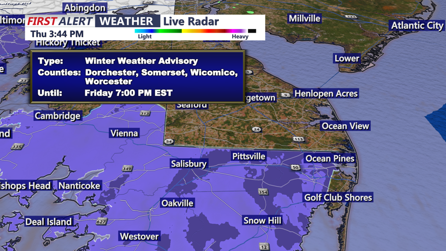 WINTER WEATHER ADVISORY - DELMARVA