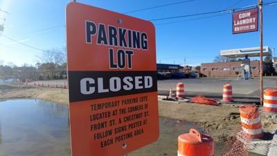 Construction of Magnolia Street Parking Lot Could Continue Into March