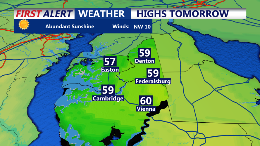 HIGHS TOMORROW CAMBRIDGE