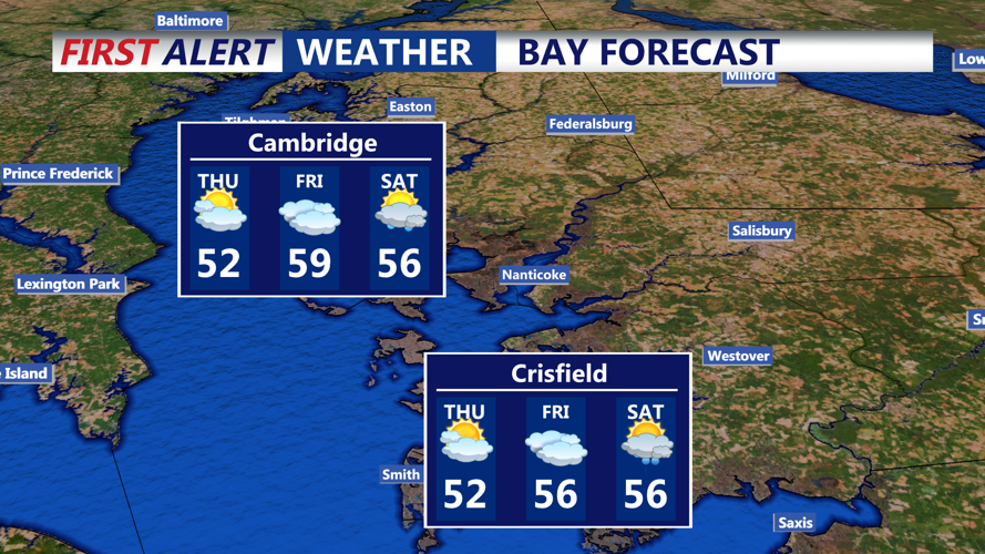 BAY FORECAST THURSDAY - SATURDAY